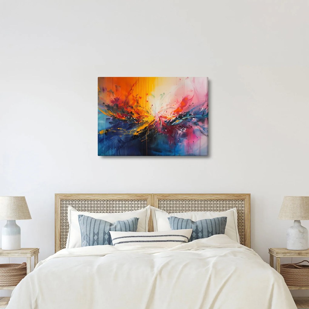 Kép - Színes absztrakció (70x50 cm)