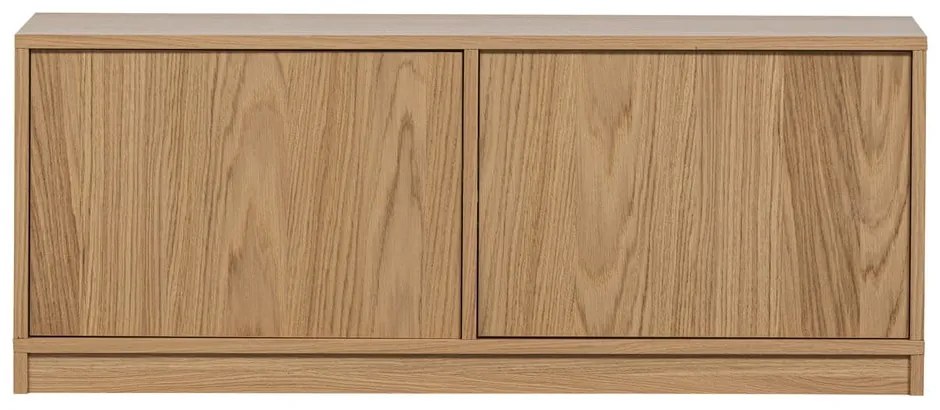 Natúr színű moduláris TV-állvány tölgyfa dekorral 110x44 cm Modulair – vtwonen