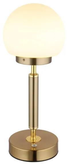 Globo 21033M-LED Újratölthető érintős asztali lámpa HAKU LED/2,5W/5V 2700/4000/6500K réz