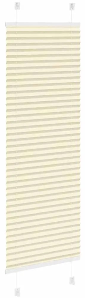 pliszírozott redőny krém 40x100 cm szövetszélesség 39,4 cm