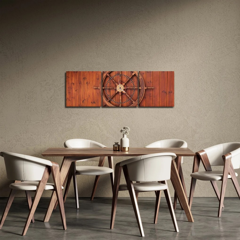 Kormánylapát képe (órával) (90x30 cm)