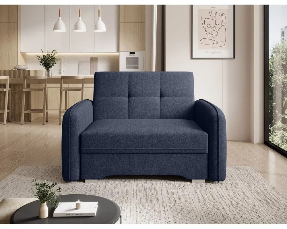 Sötétkék fotel Laine – ELTAP