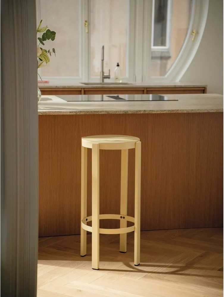 Piros acél bárszék (ülésmagasság 75 cm) Doon – noo.ma