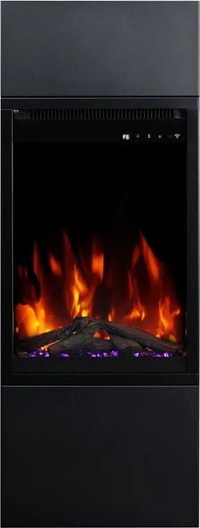 Elektromos kandalló Aflamo Milos 40 Black