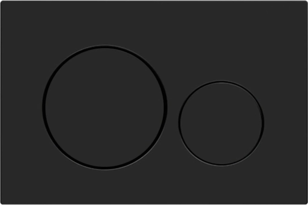 Aquauno Öblítőgomb Wc-hez Geberit Sigma Fekete Kerek Gombok