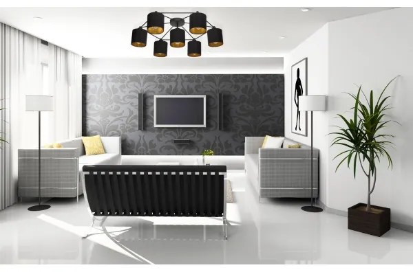 Eglo 97895 - Csillár STAITI 7xE27/40W/230V