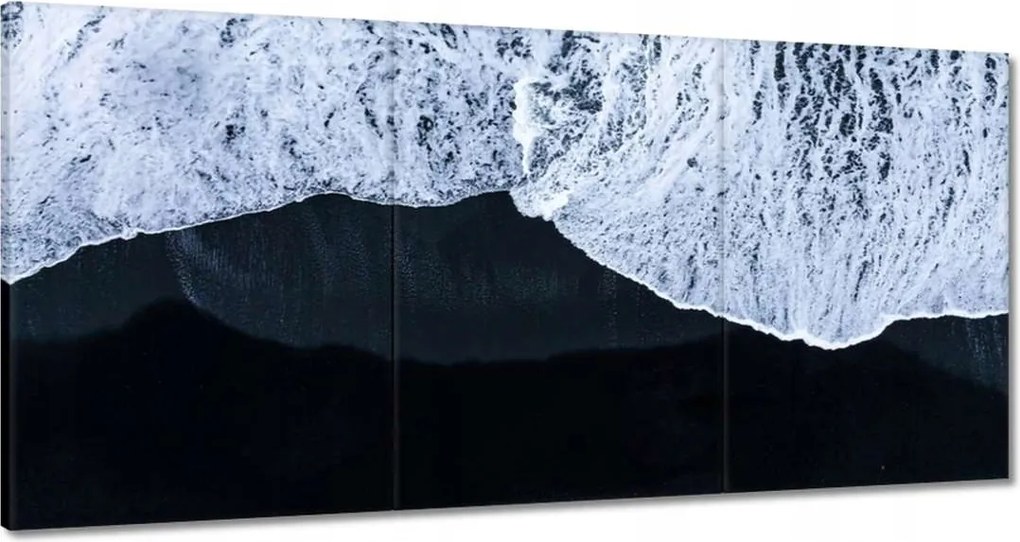 Festmények 180x90 Izland fekete tengerparttal