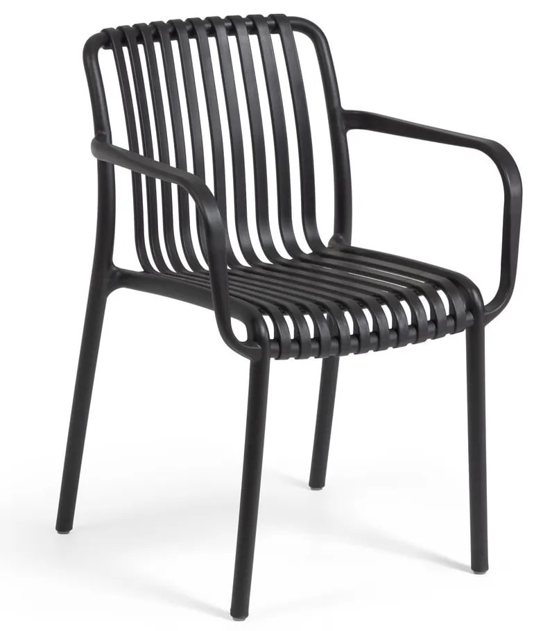 Isabellini fekete kerti szék - Kave Home