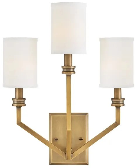 Hinkley HK-MOORE-WB3-HB - MOORE fali lámpatest 3xE14/40W/230V arany