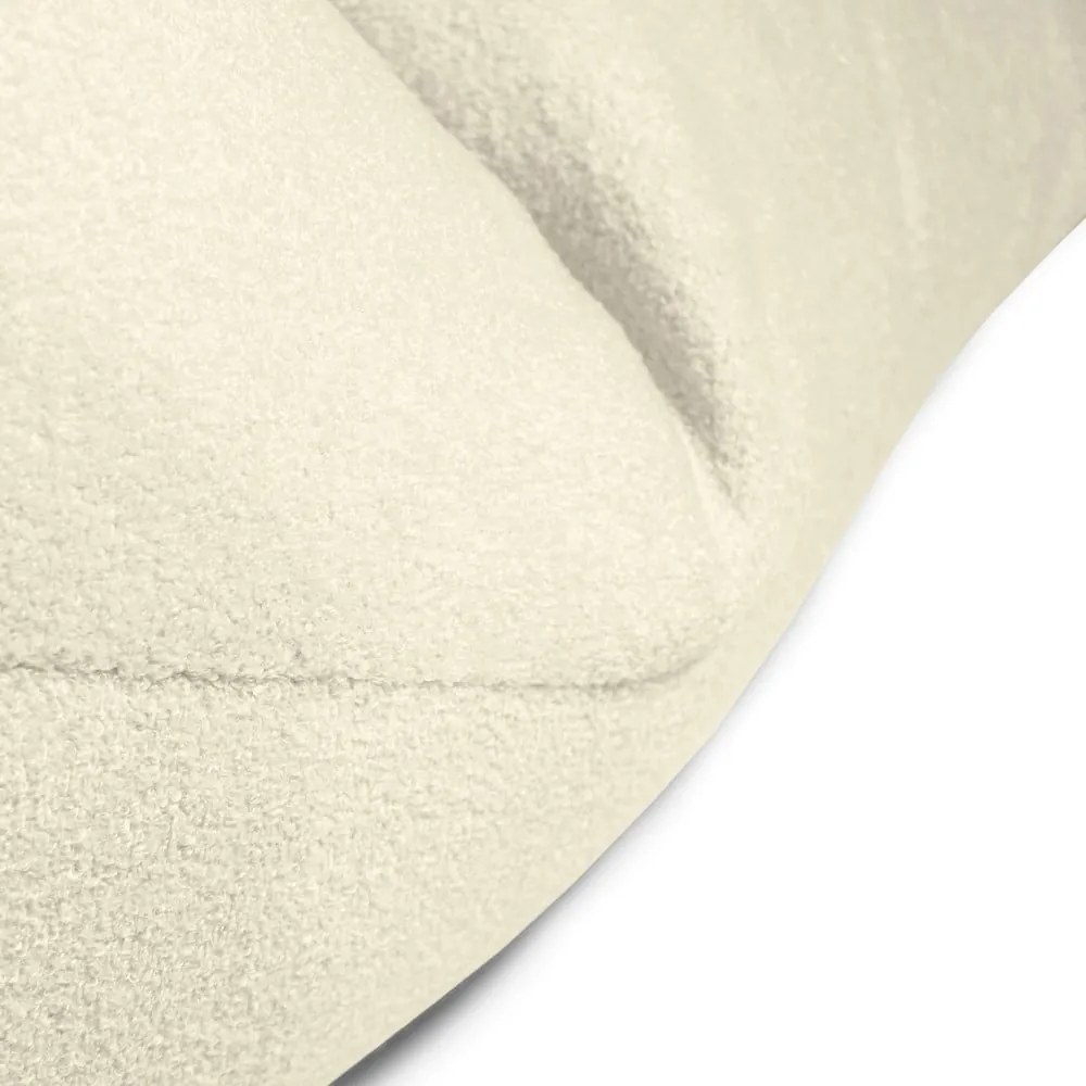 Világosszürke buklé babzsákfotel Razz – SLOWDOWN