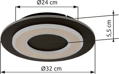 GLOBO 48032A-24 JAYDEN Ufo Lámpa IP20