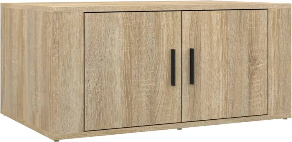 vidaXL sonoma tölgy színű szerelt fa dohányzóasztal 80 x 50 x 36 cm