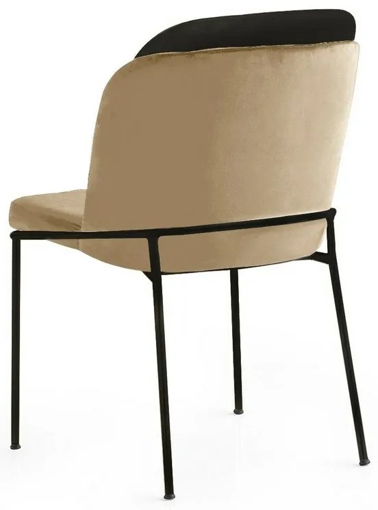 Dore Beige and Black étkezőszékek, 2 db
