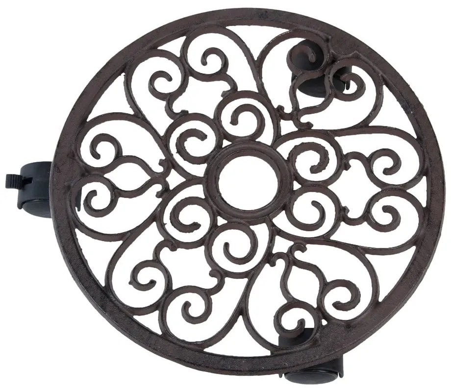 Fém gurulós virágállvány ø 29 cm – Esschert Design