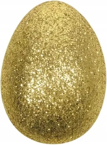 Arany tojás álló dekoráció húsvétra