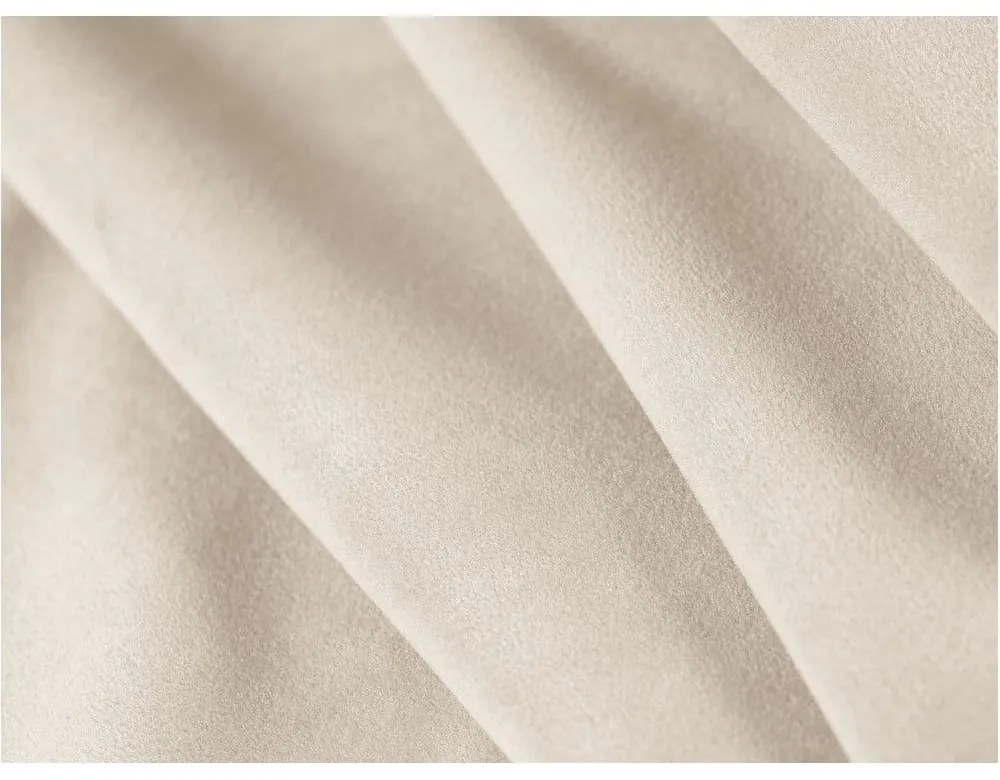 Bézs kárpitozott franciaágy tárolóhellyel, ágyráccsal 180x200 cm Kelp – Micadoni Home