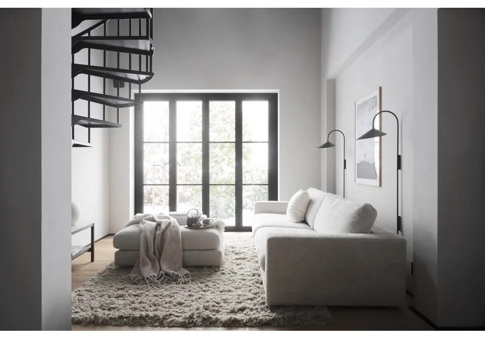 Krémszínű lábtartó Duncan - Rowico