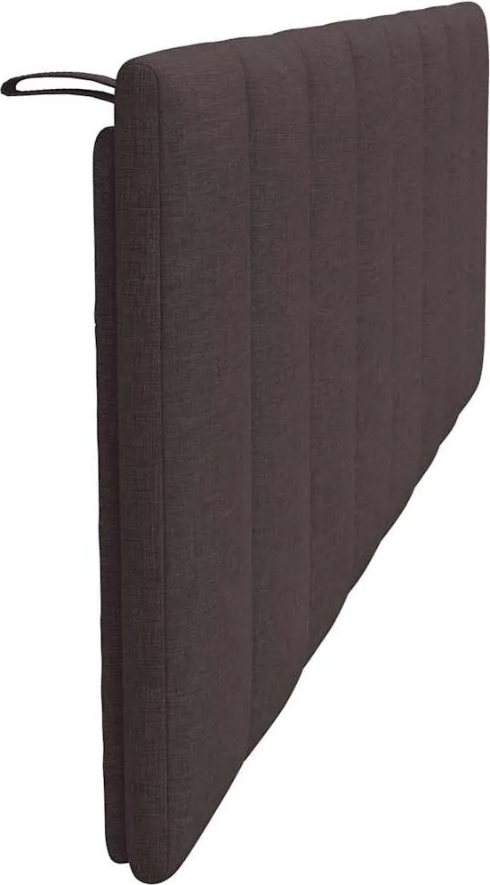 sötétbarna szövet fejtámla párna Hanko 160 cm