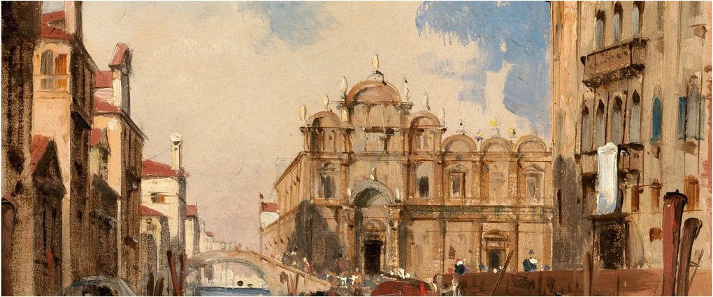 Kép - Jules-Romain Joyant, The Scuola di San Marco, Venice, reprodukciók (120x50 cm)