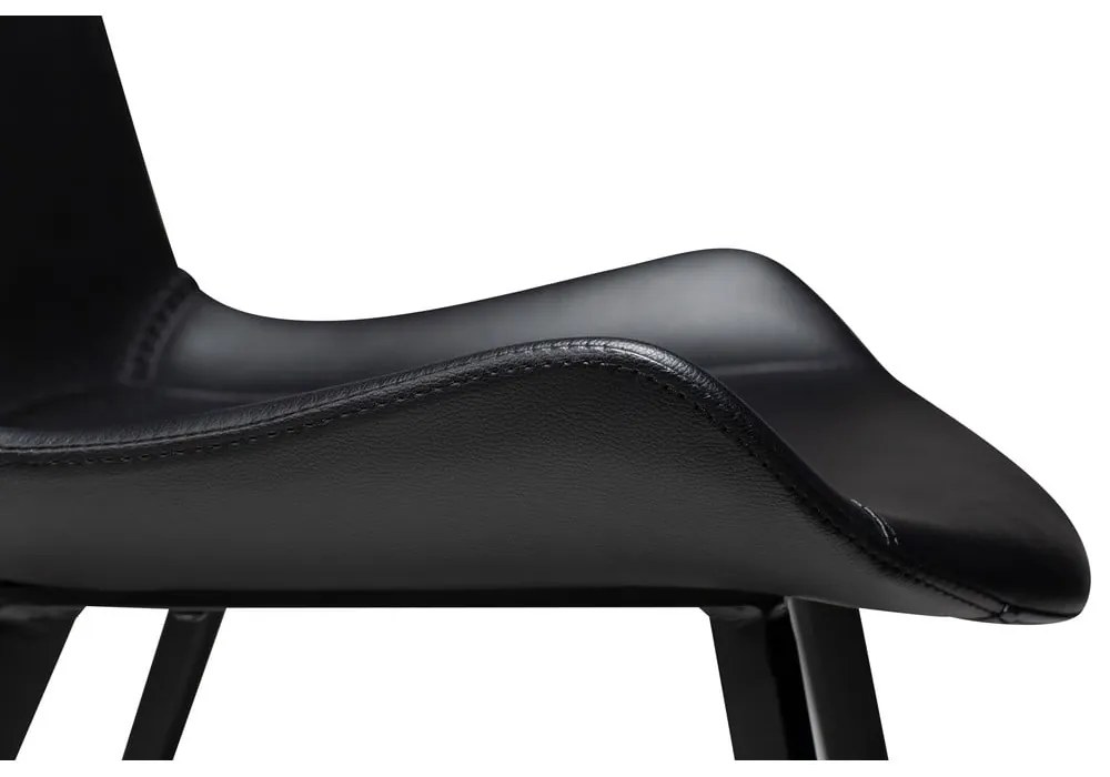 Hype fekete műbőr étkezőszék - DAN-FORM Denmark