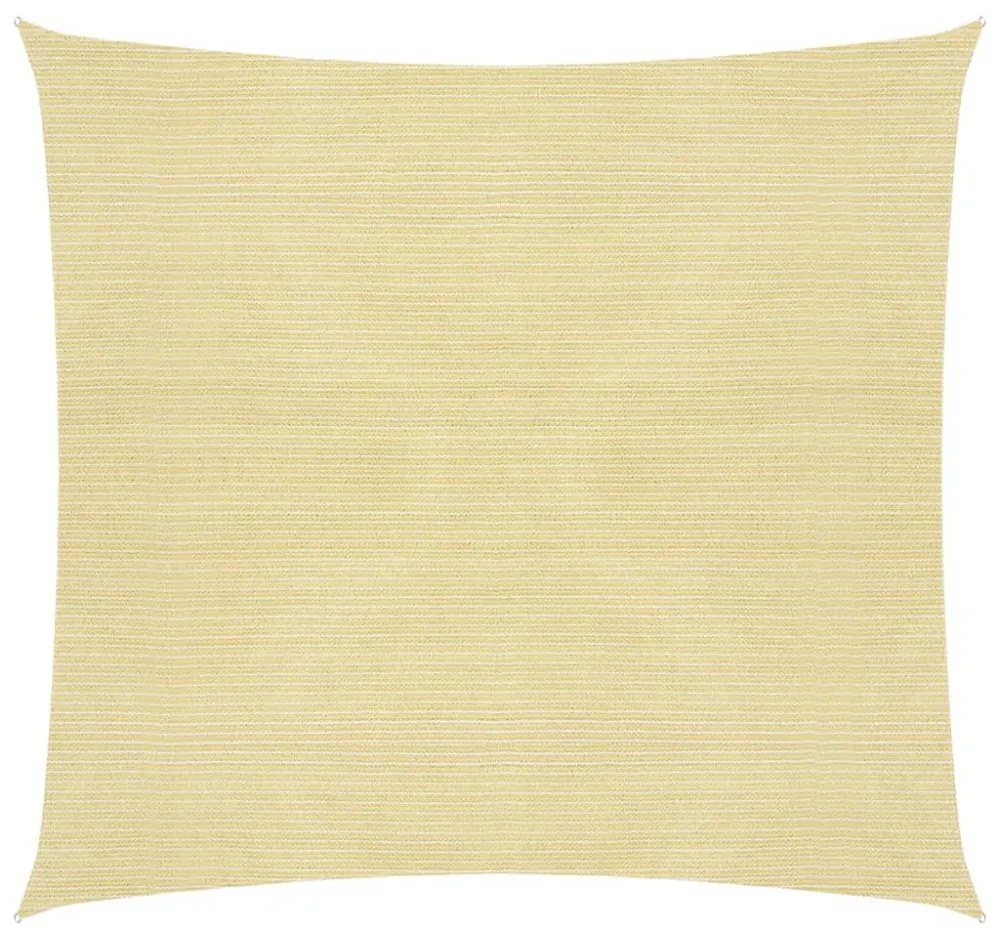 bézs HDPE napvitorla 160 g/m² 5 x 5 m