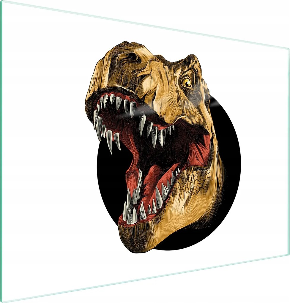 Üveg Vágódeszka 40x30 Dinoszaurusz Edzett Üveg