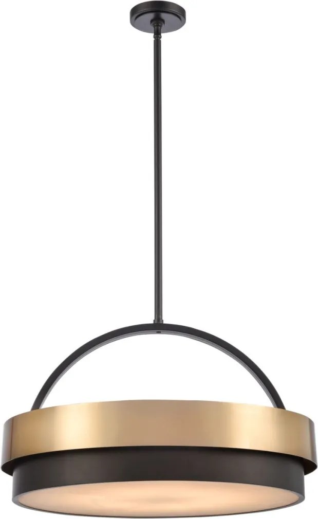 COSMO LIGHT P06753BR COBURG Modern Függesztett Lámpa Sárgaréz E14 IP20