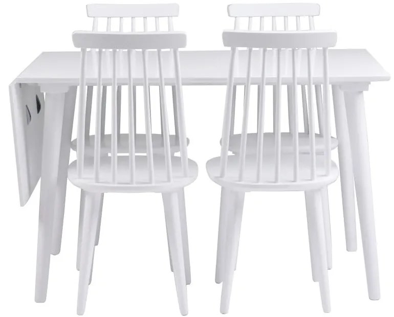 Lotte Leaf fehér étkezőasztal, 120 x 80 cm - Rowico