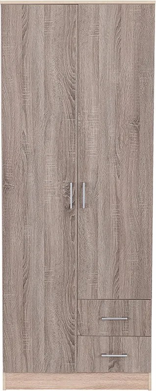 Miami gardróbszekrény 80x205 cm yorki tölgy-sonoma tölgy
