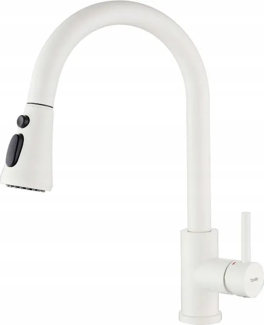 Konyhai csaptelep kihúzható fülhallgatóval 3 féle vízsugárral, modern design