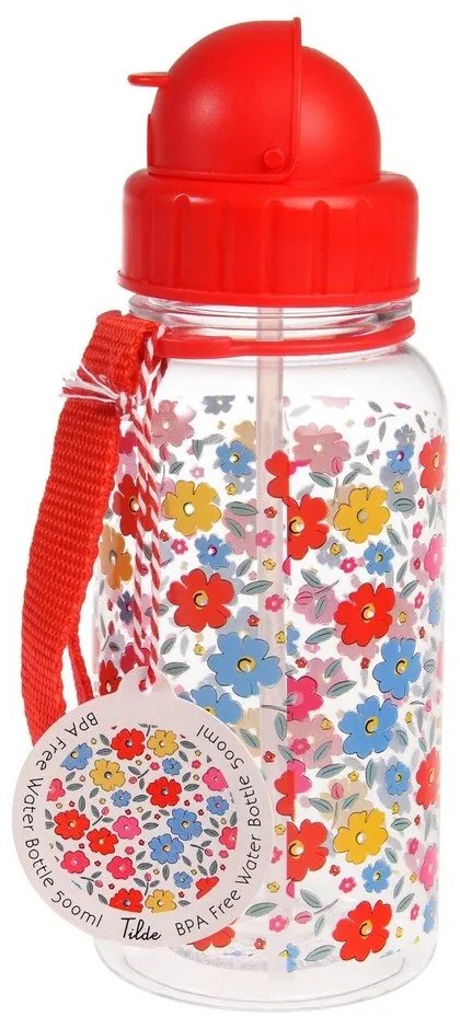 Piros tritán gyerek ivópalack 500 ml Tilde – Rex London
