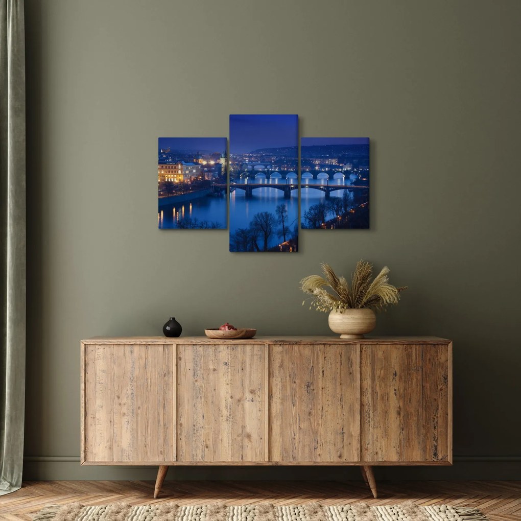 A prágai hidak képe (90x60 cm)