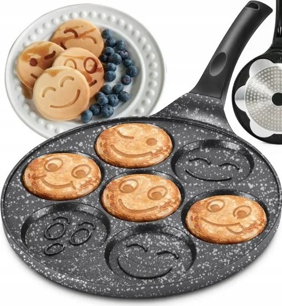 Tojás Serpenyő PANcakes Plack Smiley