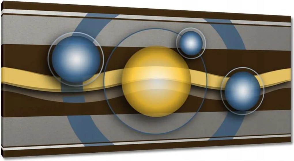 Festmények 115x55 Divatos gömbök Absztrakt