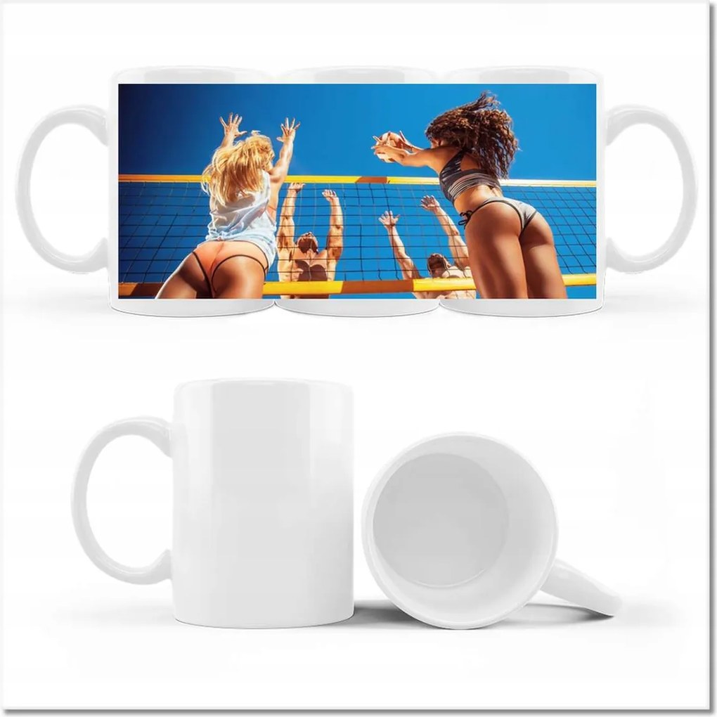 Fényképes bögre Strandröplabda