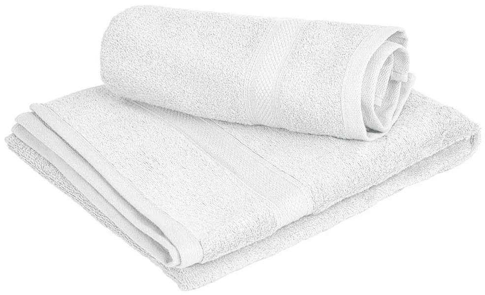 CLARYSSE ELEGANCE kéztörlő 60x110 cm fehér, 100% pamut