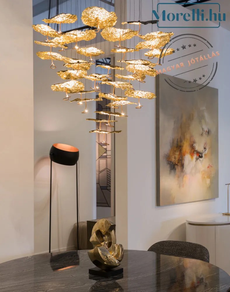 CATELLANI & SMITH CGM35CLVO GOLD MOON Modern Csillár LED IP20