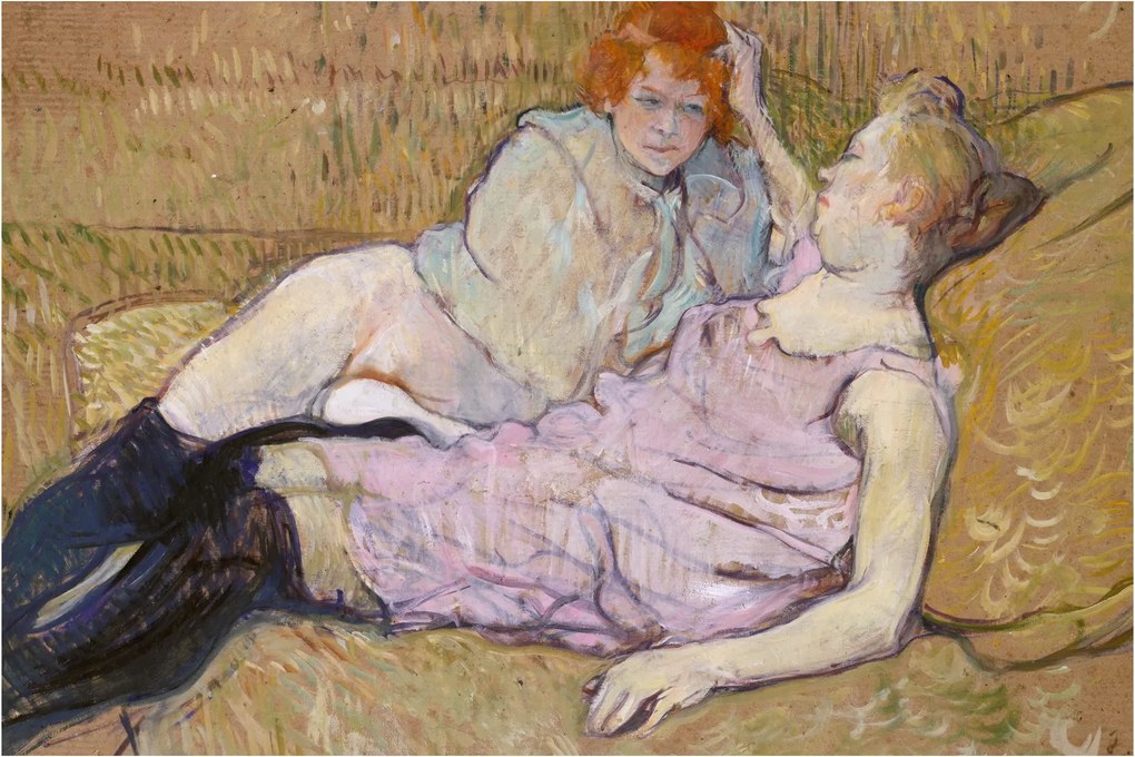 Kép - Henri de Toulouse-Lautrec, The Sofa, reprodukciók (90x60 cm)