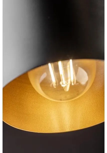 Lámpa Asztali SELVIA II, 5570, max.250V, 50/60Hz, 1*E14, max.25 W, átmérő 10 cm, IP20, fekete/arany