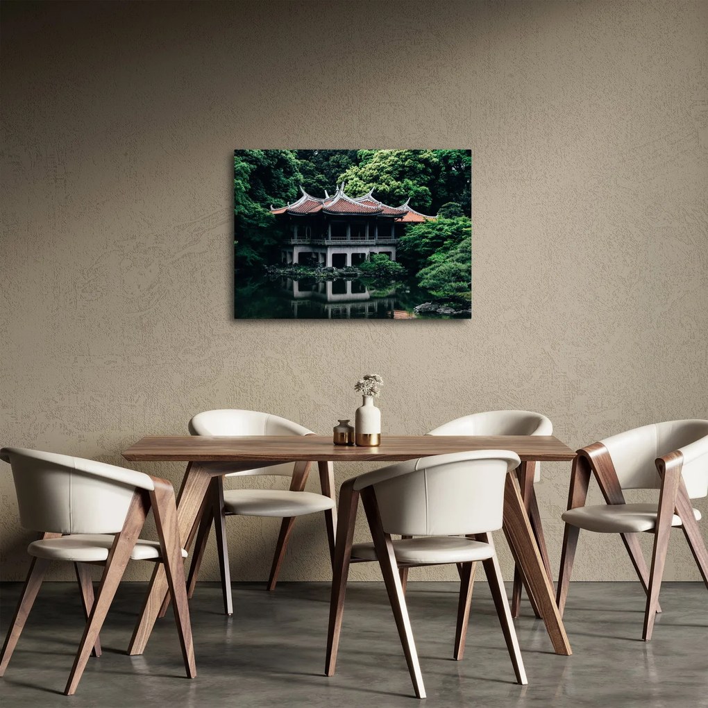 A japán nemzeti kert képe (70x50 cm)
