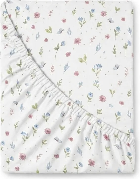 Kvalitex Nyári rét pamut körgumis lepedő, 160 x 200 cm, 160 x 200 cm