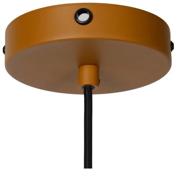 Lucide 45496/01/44 - Csillár zsinóron SIEMON 1xE27/40W/230V narancssárga