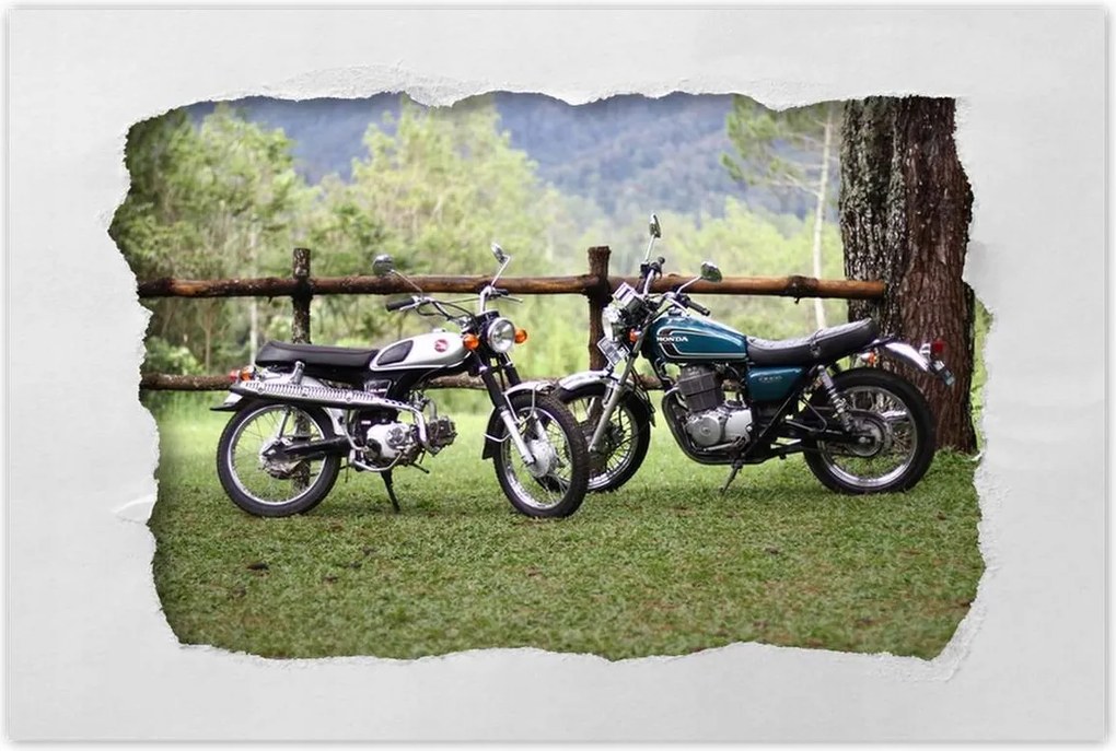 Poszterek 90x60 Klasszikus motorkerékpár Motor