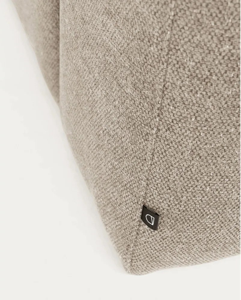 Bézs sarokkanapé (jobb oldali) Blok – Kave Home