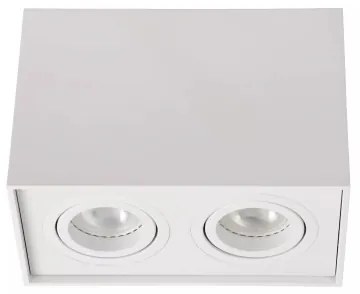 Lucide 22953/02/31 - TUBE 2xGU10/50W/230V fehér spotlámpa