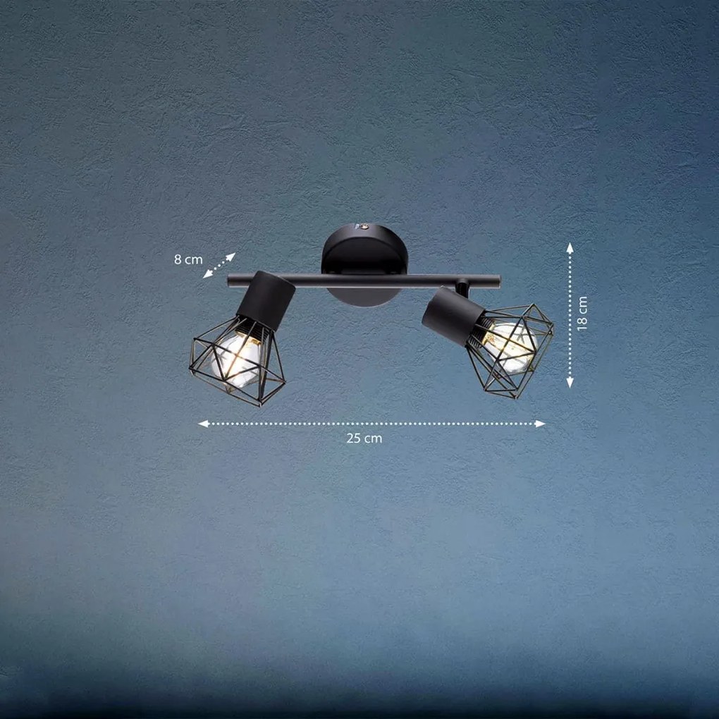 Fisher&Honsel Ran 22265 Spotlámpa 2x40W/E14 IP20