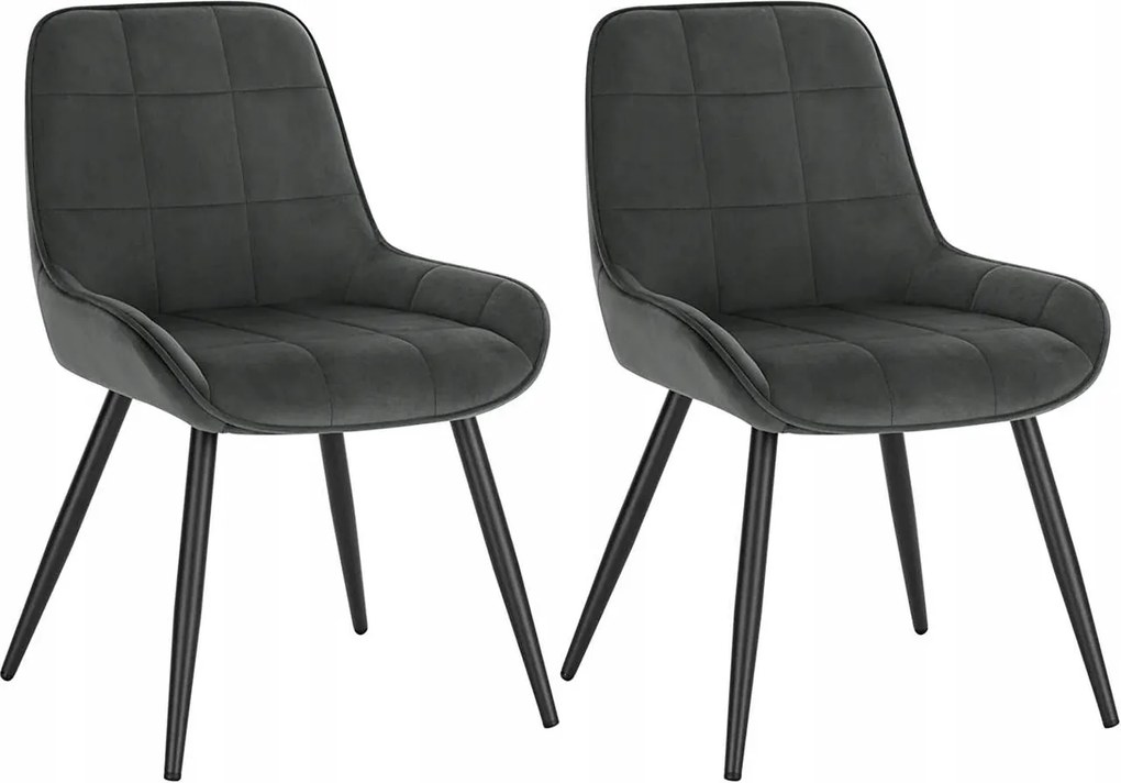 2 Db-os Étkezőszék Szett Kárpitozott Székek