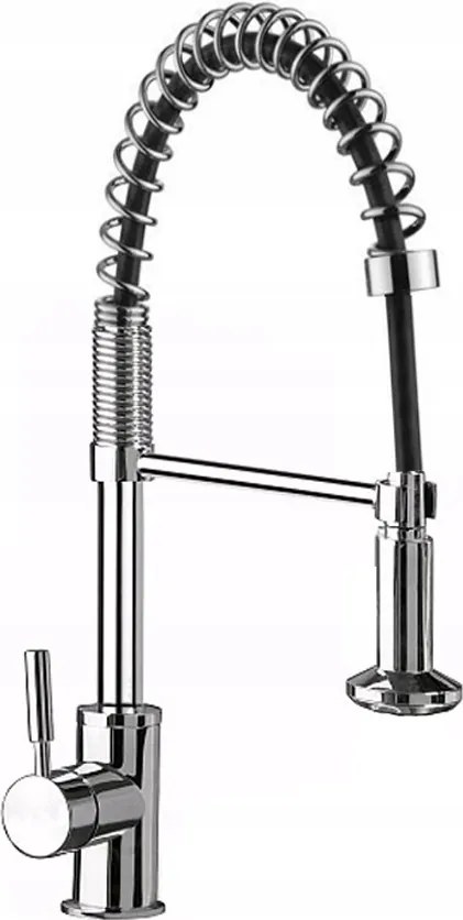 Konyhai Csaptelep Rugós Kihúzható Kifolyócső