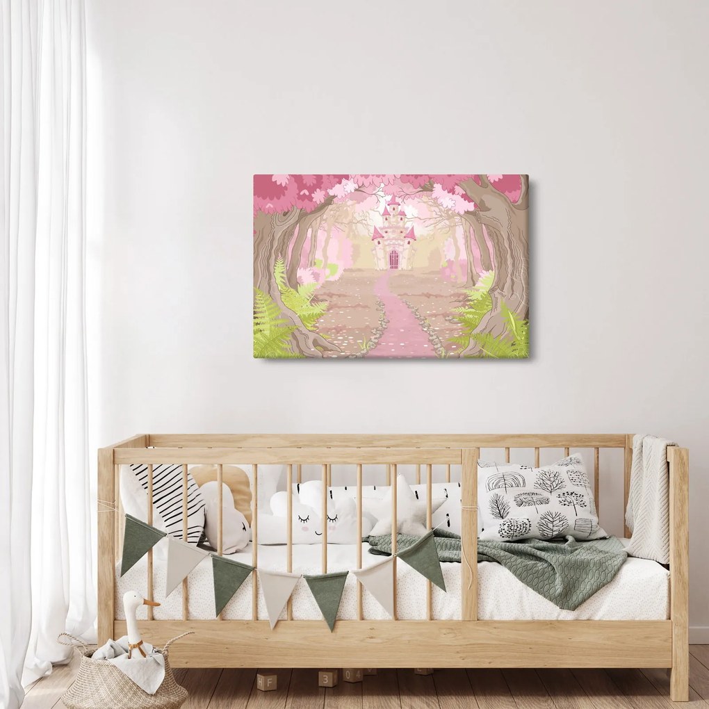 Kép - Utazás a rózsaszín királyságba (90x60 cm)