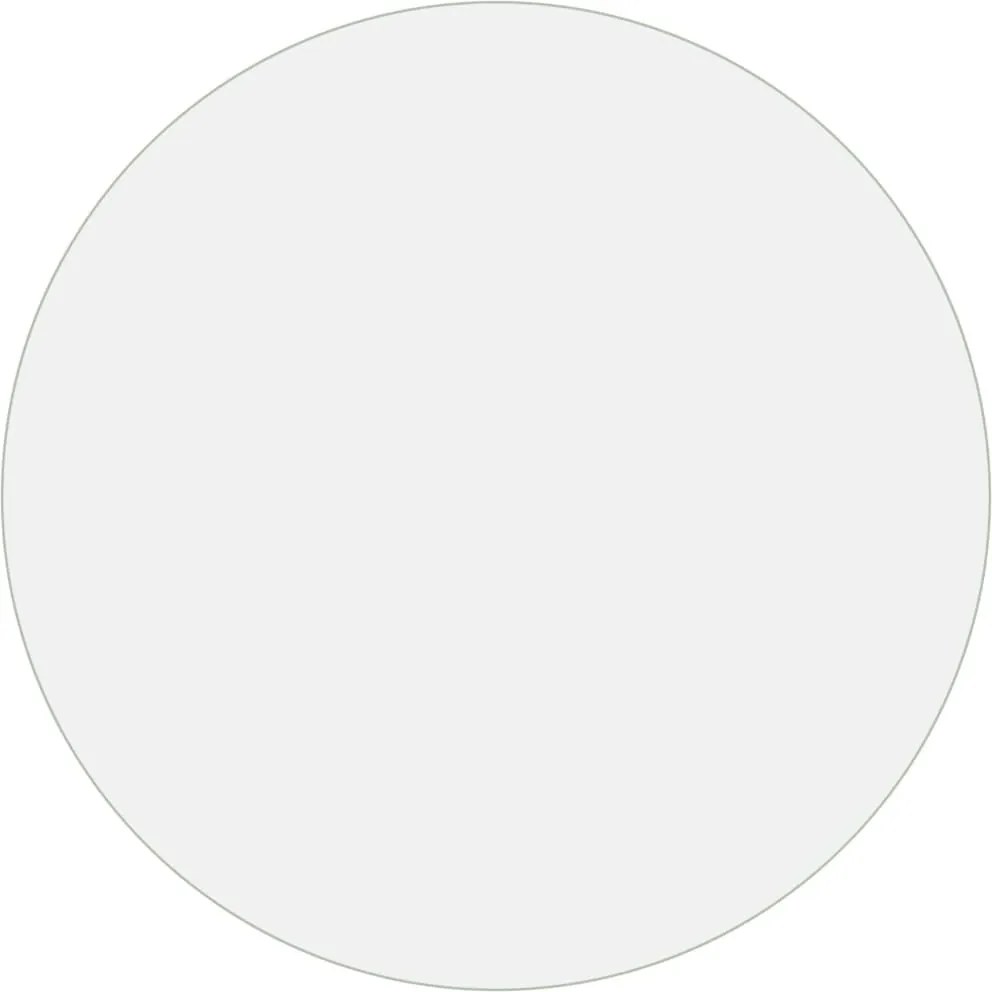vidaXL átlátszó PVC védőabrosz Ø 80 cm 2 mm
